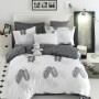 Double Duvet Cover Set Pipong - Black, White Black
White