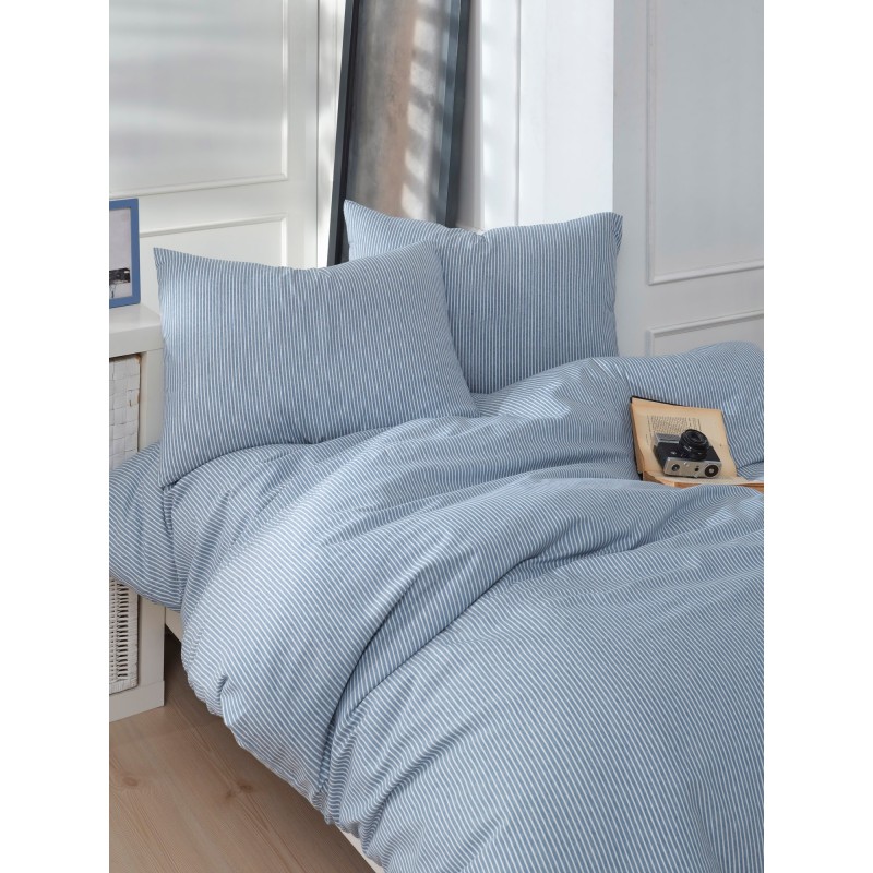 Lessentiel Single Duvet Cover Set Lizbon - Blue Blue