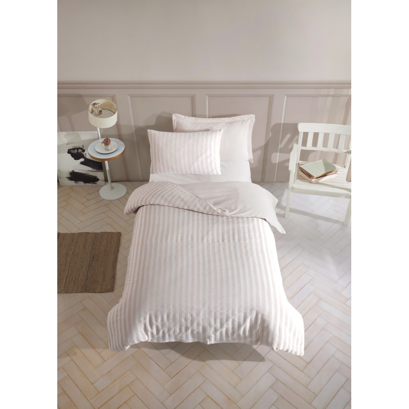 Lessentiel Single Quilt Cover Set Road Potlu - Beige Beige