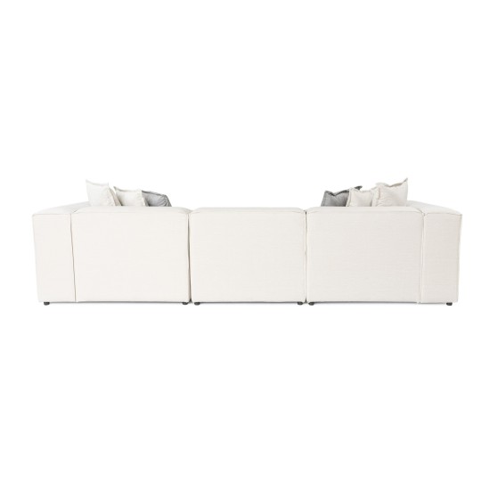 Corner Sofa Frida 4 - Ecru Ecru Atelier del Sofa Corner Sofa Frida 4 - Ecru Ecru