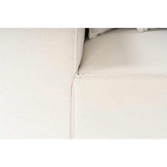 Corner Sofa Frida 4 - Ecru Ecru Atelier del Sofa Corner Sofa Frida 4 - Ecru Ecru