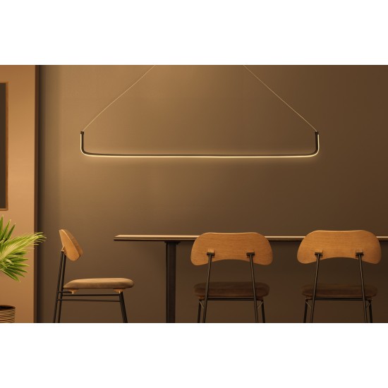 Opviq Chandelier Tadpole - Black, Yellow Light Black
