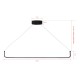 Opviq Chandelier Tadpole - Black, Yellow Light Black