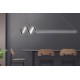 Chandelier Waterwave - Black Body, White Light Black Opviq Chandelier Waterwave - Black Body, White Light Black
