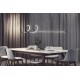 Chandelier Waterwave - Black Body, White Light Black Opviq Chandelier Waterwave - Black Body, White Light Black