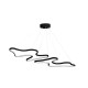 Chandelier Duple Artisan - Black Body, Yellow Light Black Opviq Chandelier Duple Artisan - Black Body, Yellow Light Black