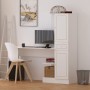 Study Desk & Bookshelf Rb-087 Matte White