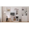 Study Desk & Bookshelf Rb-087 Matte White