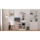 Study Desk & Bookshelf Rb-087 Matte White Study Desk & Bookshelf Rb-087 Matte White