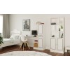 Study Desk & Bookshelf Rb-116 Matte White