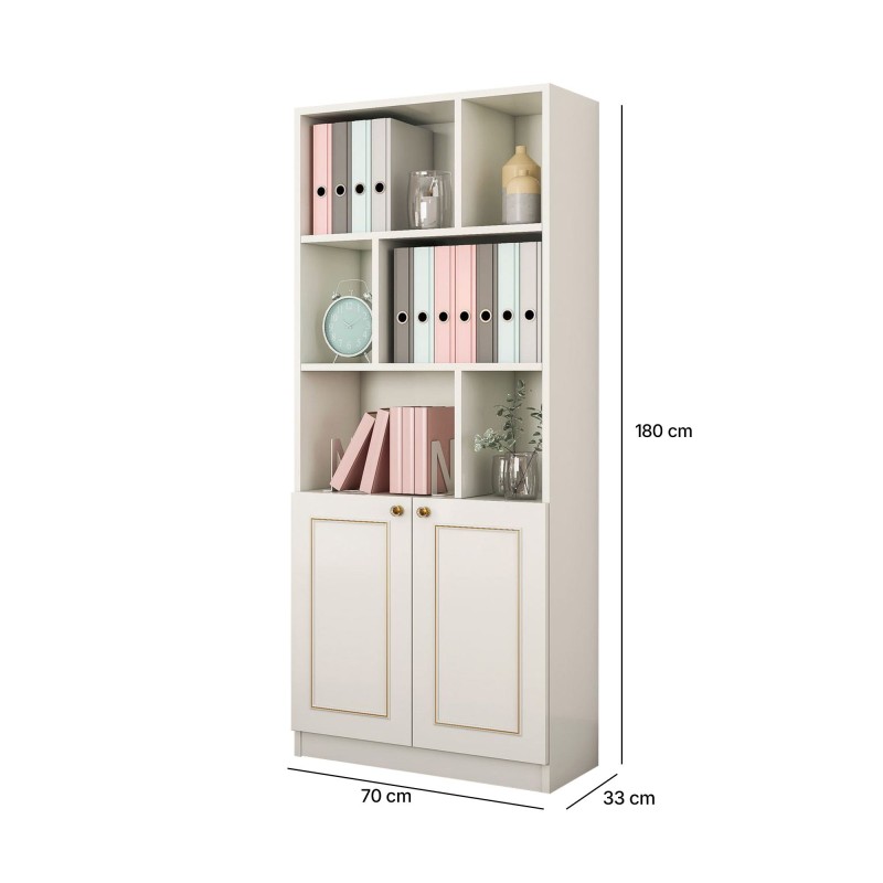 Bookshelf Rb-089 Matte White