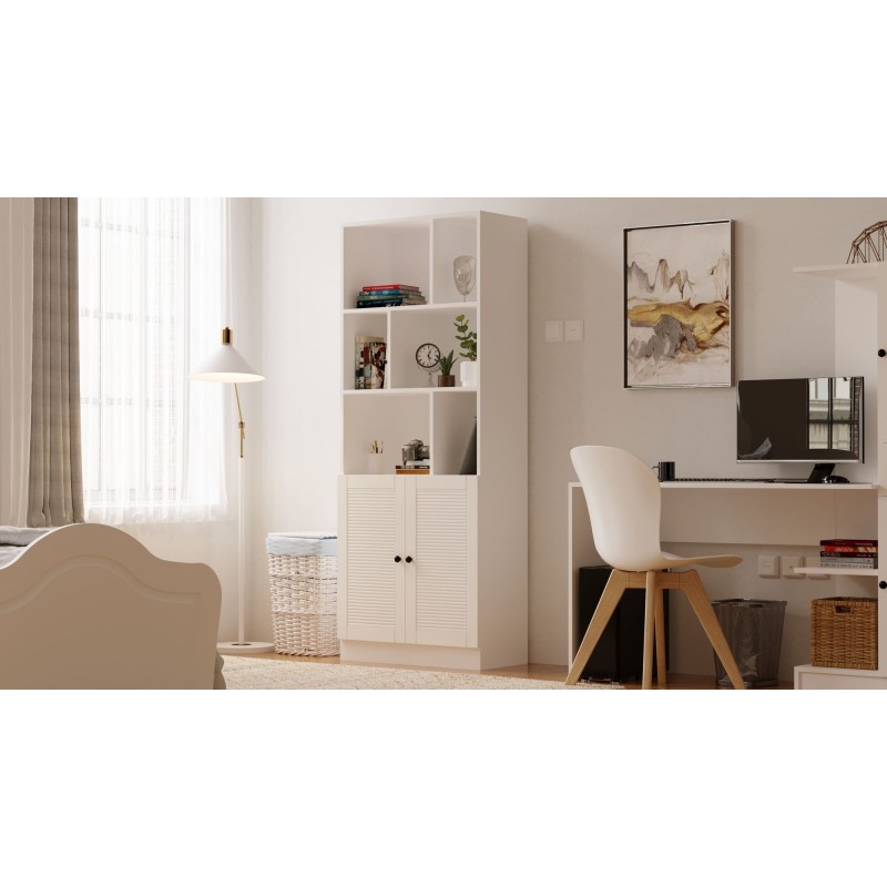 Bookshelf Rb-117 Matte White