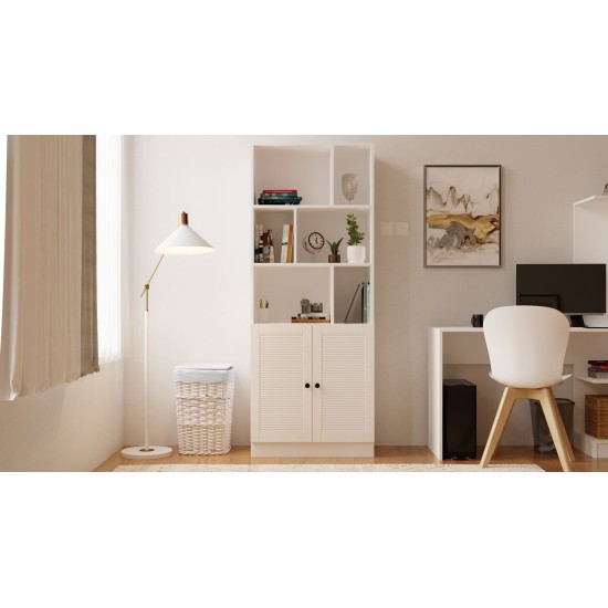 Bookshelf Rb-117 Matte White