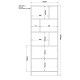Bookshelf Rb-117 Matte White