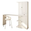 Study Desk & Bookshelf Rb1000401557 Matte White