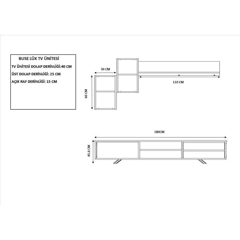 TV Unit Rb-046 Anthracite
Oak