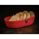 Aberto Design Cotton Bread Basket Set (3 Pieces) JUT01002101D Red