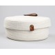 Aberto Design Cotton Basket Set (3 Pieces) JUT02001127D Ecru