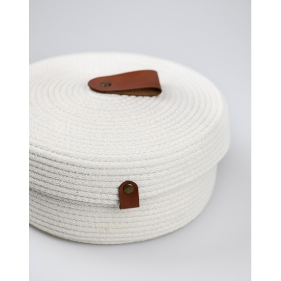 Aberto Design Cotton Basket Set (3 Pieces) JUT02001127D Ecru