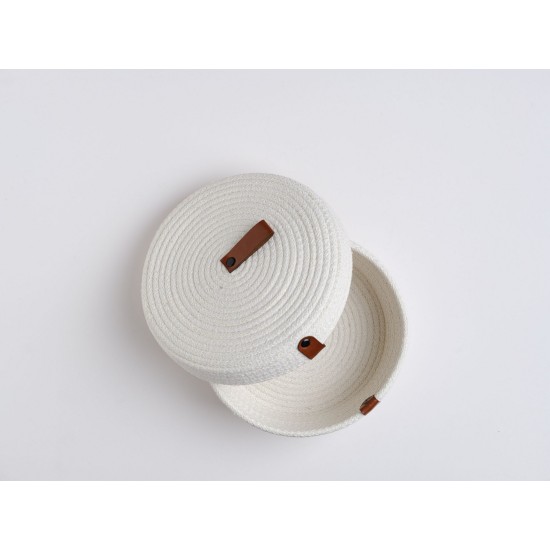 Aberto Design Cotton Basket Set (3 Pieces) JUT02001127D Ecru