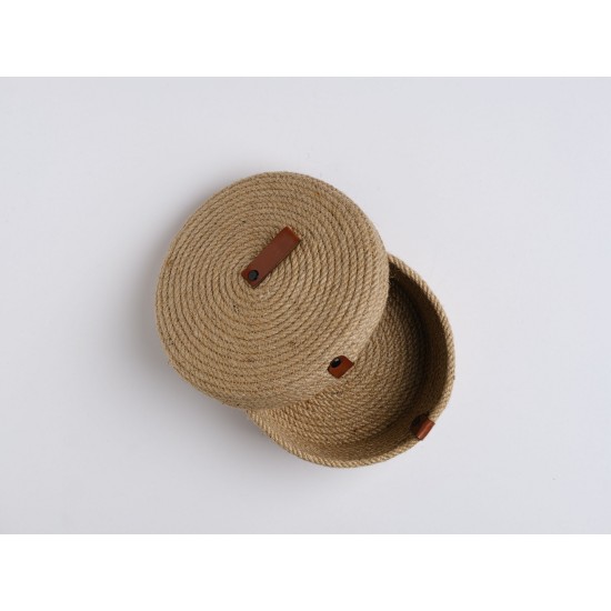 Aberto Design Cotton Basket Set (3 Pieces) JUT02001128D Beige