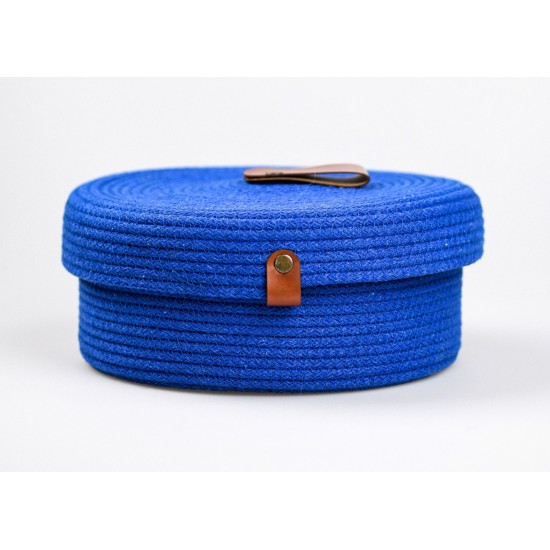 Aberto Design Cotton Basket Set (3 Pieces) JUT02002102D Blue