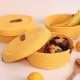 Aberto Design Cotton Basket Set (3 Pieces) JUT02002105D Yellow