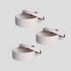 Cotton Basket Set (3 Pieces) JUT02002127D Ecru Aberto Design Cotton Basket Set (3 Pieces) JUT02002127D Ecru