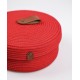 Aberto Design Cotton Basket Set (3 Pieces) JUT02002201D Red