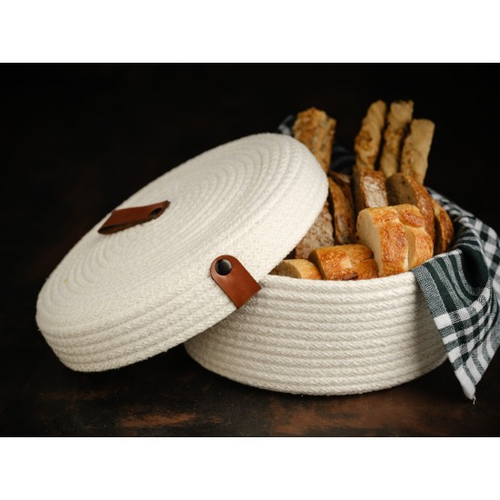 Cotton Basket Set (3 Pieces) JUT02005127D Ecru Aberto Design Cotton Basket Set (3 Pieces) JUT02005127D Ecru