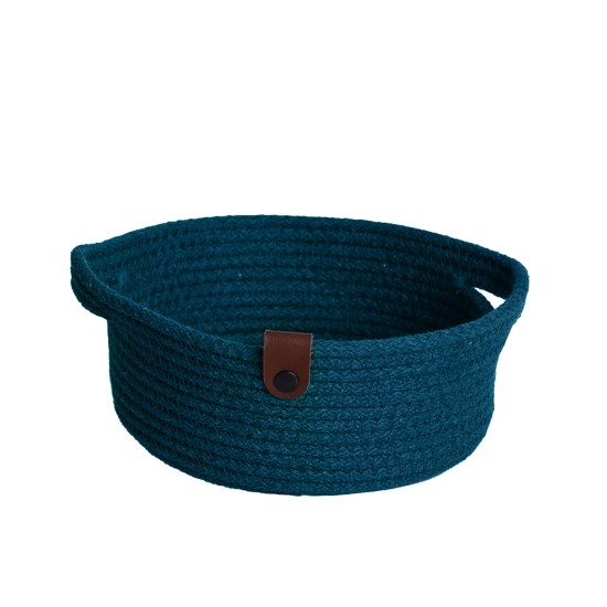 Aberto Design Cotton Basket Set (3 Pieces) JUT05001102D Blue