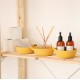 Aberto Design Cotton Basket Set (3 Pieces) JUT05001105D Yellow