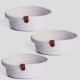 Aberto Design Cotton Basket Set (3 Pieces) JUT05003227D Ecru