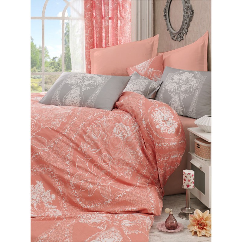 Lessentiel Ranforce Double Quilt Cover Set Madam Lili - Orange Orange
White
Grey