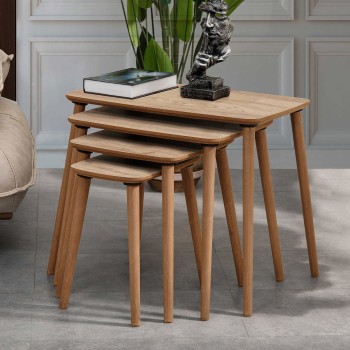 Nesting Table (4 Pieces) Luci - Oak Oak