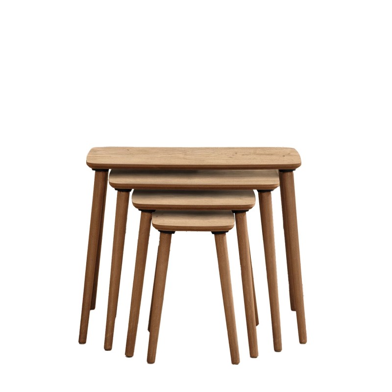 Nesting Table (4 Pieces) Luci - Oak Oak