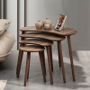 Nesting Table (4 Pieces) Moon - Walnut Walnut