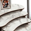 Nesting Table (4 Pieces) Moon - White White