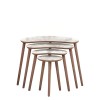 Nesting Table (4 Pieces) Moon - White White