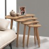 Nesting Table (4 Pieces) Moon - Oak Oak