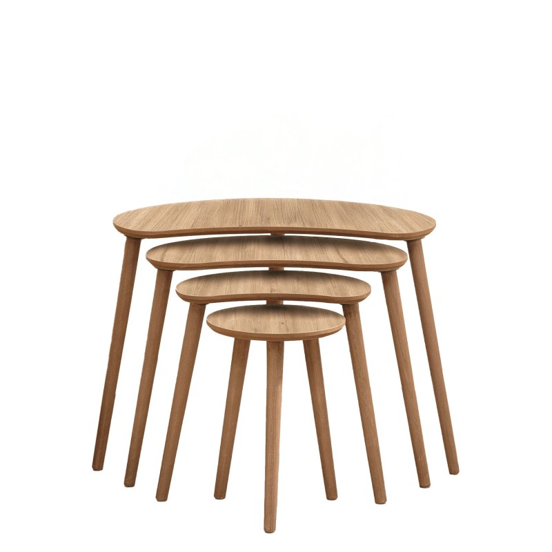 Nesting Table (4 Pieces) Moon - Oak Oak