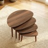 Nesting Table (4 Pieces) Nora - Walnut Walnut