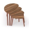 Nesting Table (4 Pieces) Nora - Walnut Walnut