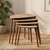Nesting Table (4 Pieces) Nora - Oak Oak