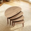 Nesting Table (4 Pieces) Nora - Oak Oak
