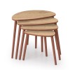 Nesting Table (4 Pieces) Nora - Oak Oak