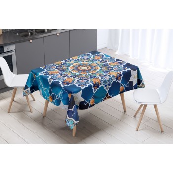 Tablecloth Azure Multicolor
