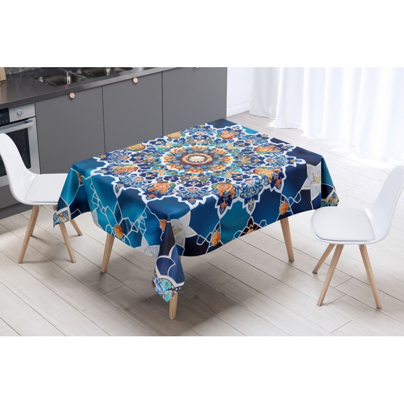 Tablecloth Azure Multicolor