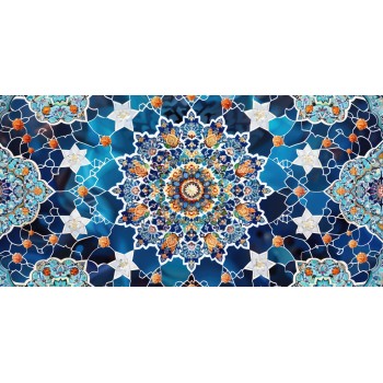 Tablecloth Azure Multicolor
