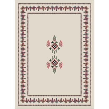 Tablecloth Ethnic - Cream Cream